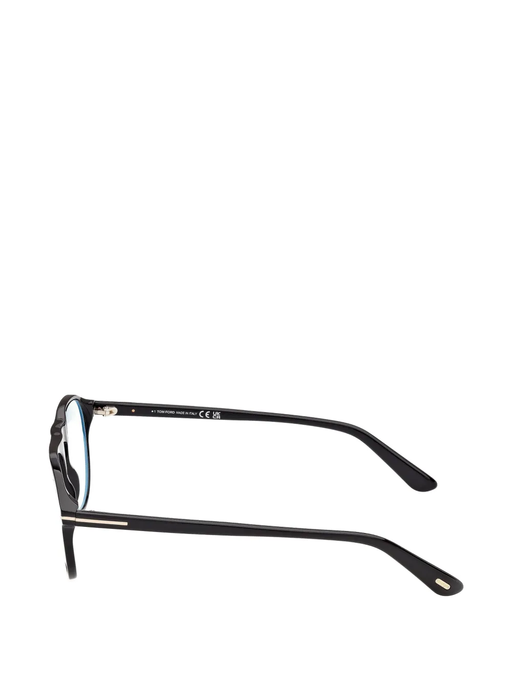 TOM FORD Eyewear Bril met rond montuur Zwart