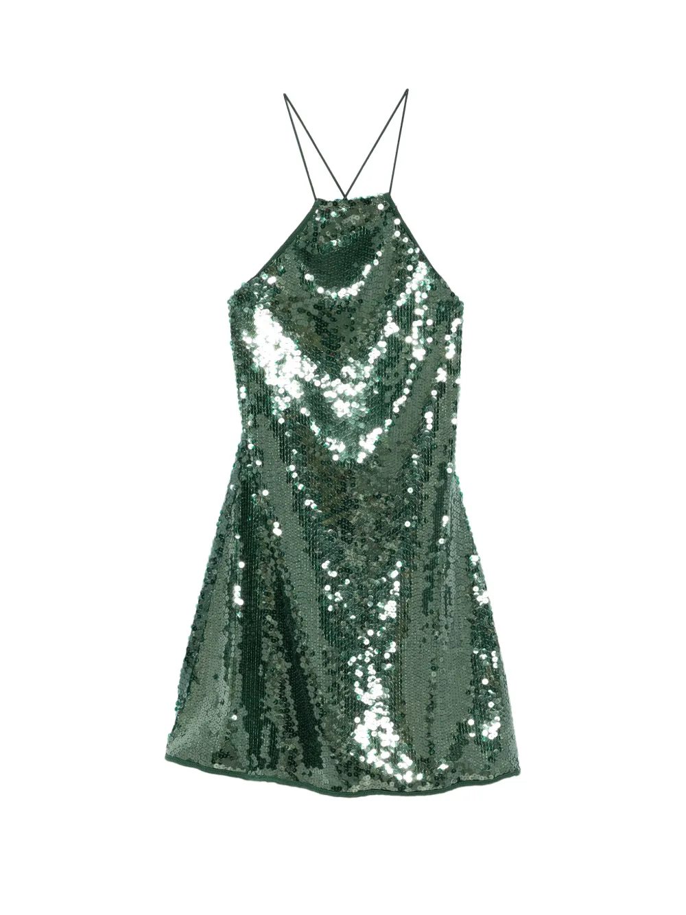 Oséree sequinmbellishment mini dress - Verde