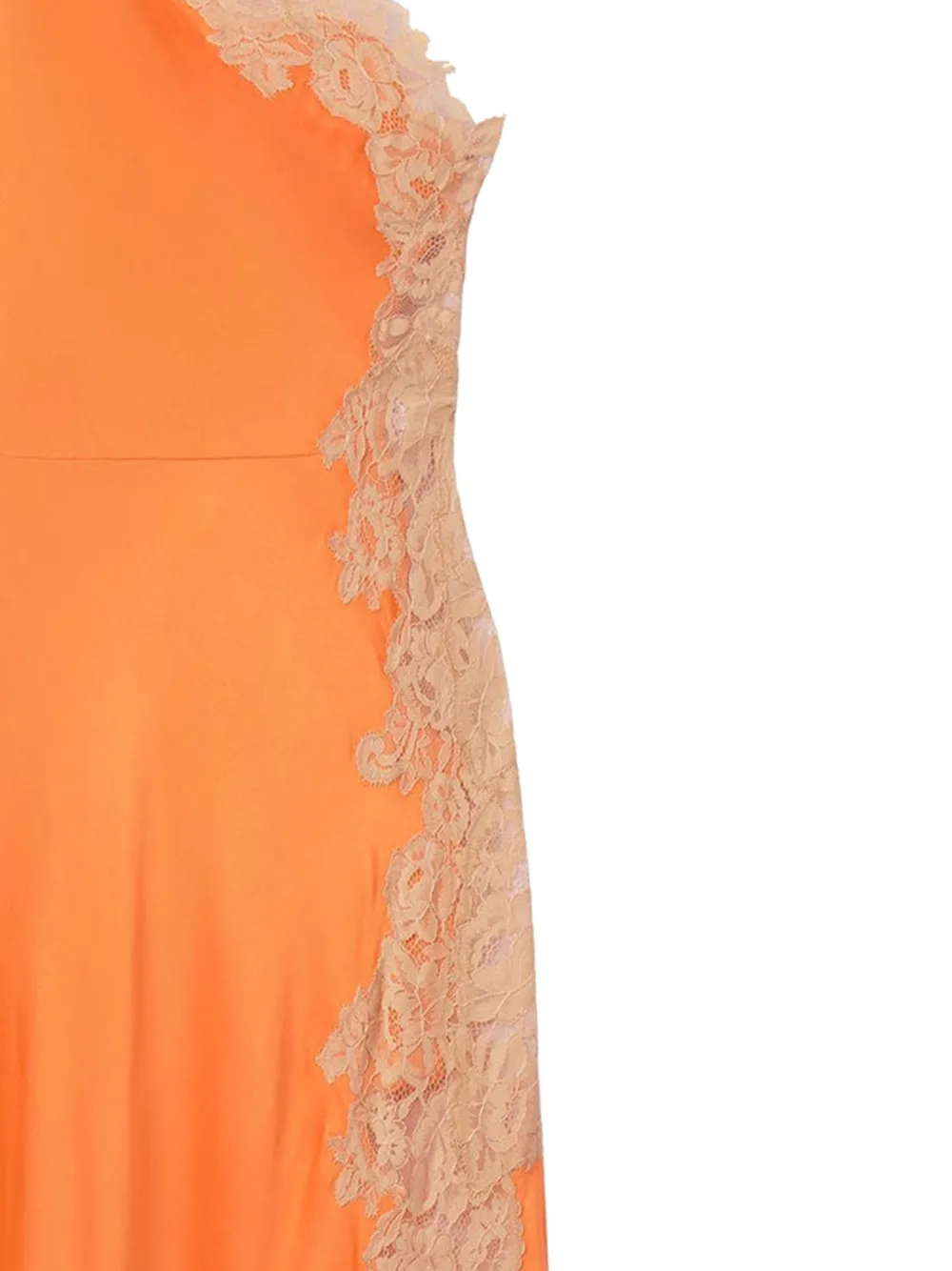  A.l.c. Lou One-shoulder Asymmetric Midi Dress - Orange 