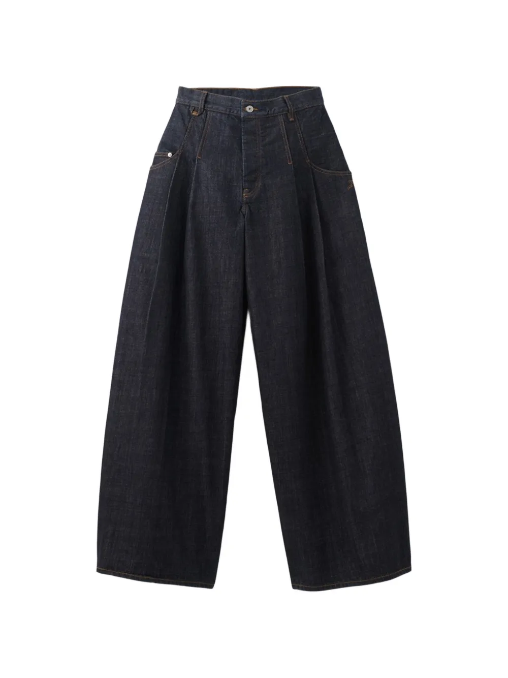 Jacquemus Souro de-Nîmes pleated jeans - Blu