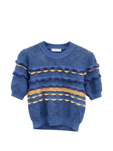 Ulla Johnson knitted short-sleeve top