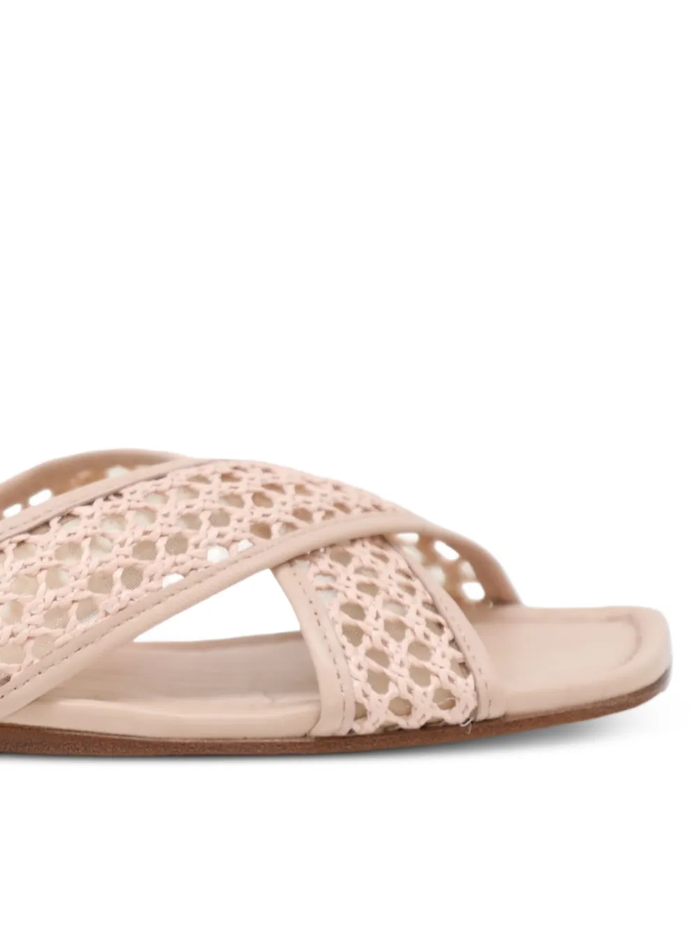  Agl Cannage Open-toe Sandals - Neutrals 