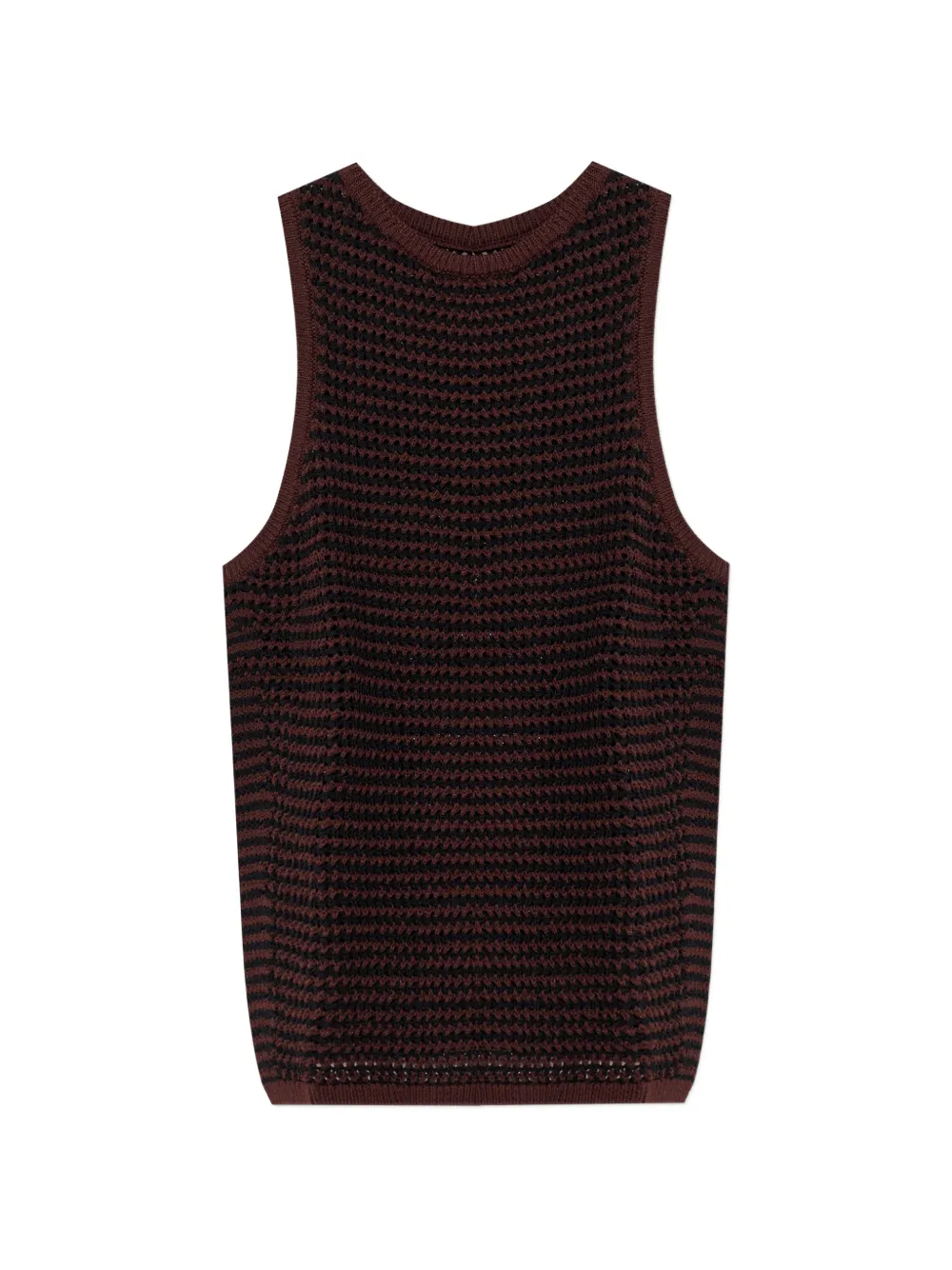 Bond-eye Asher open-knit top - Braun