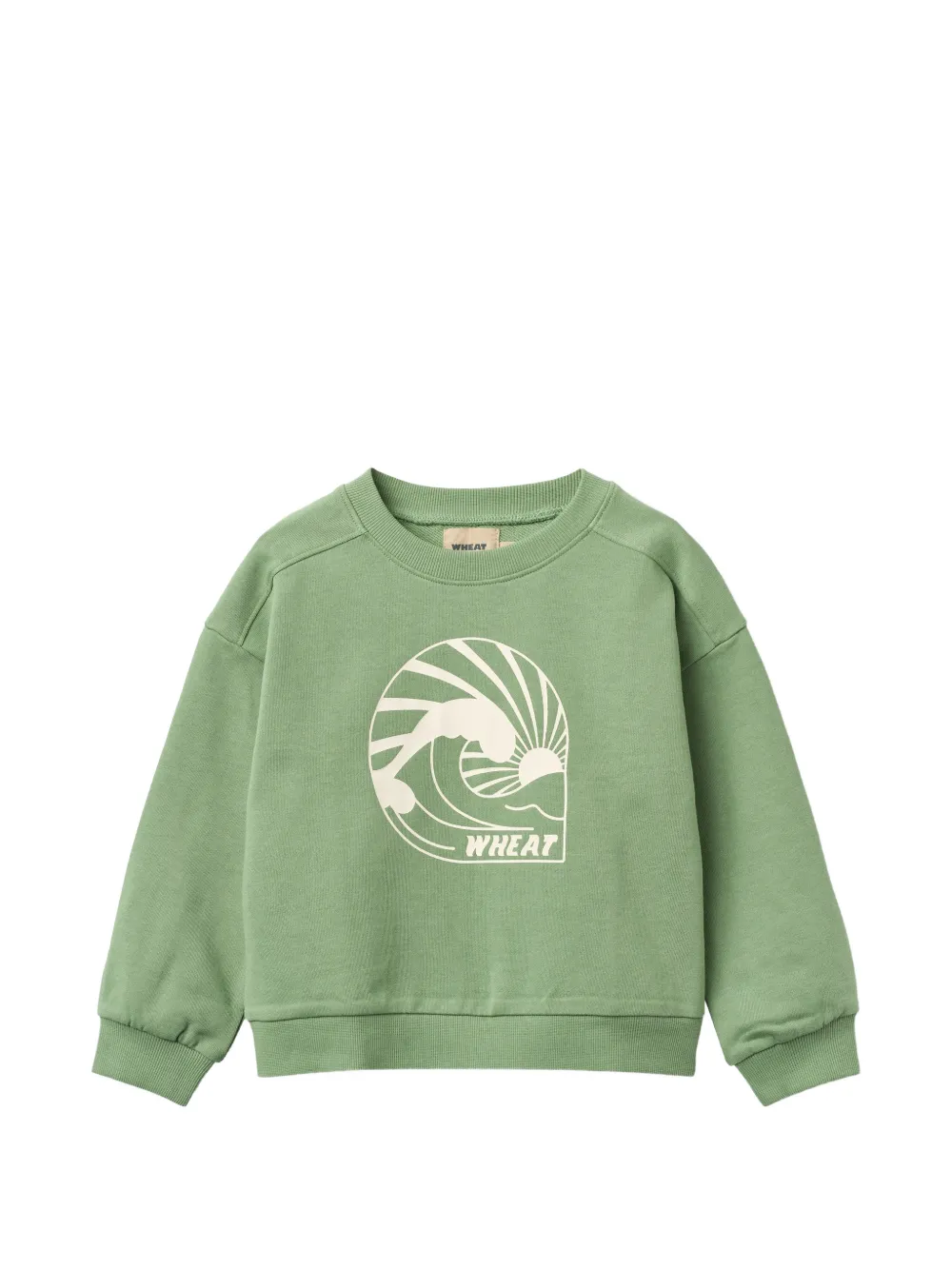 WHEAT Breeze graphic-print sweatshirt - Verde
