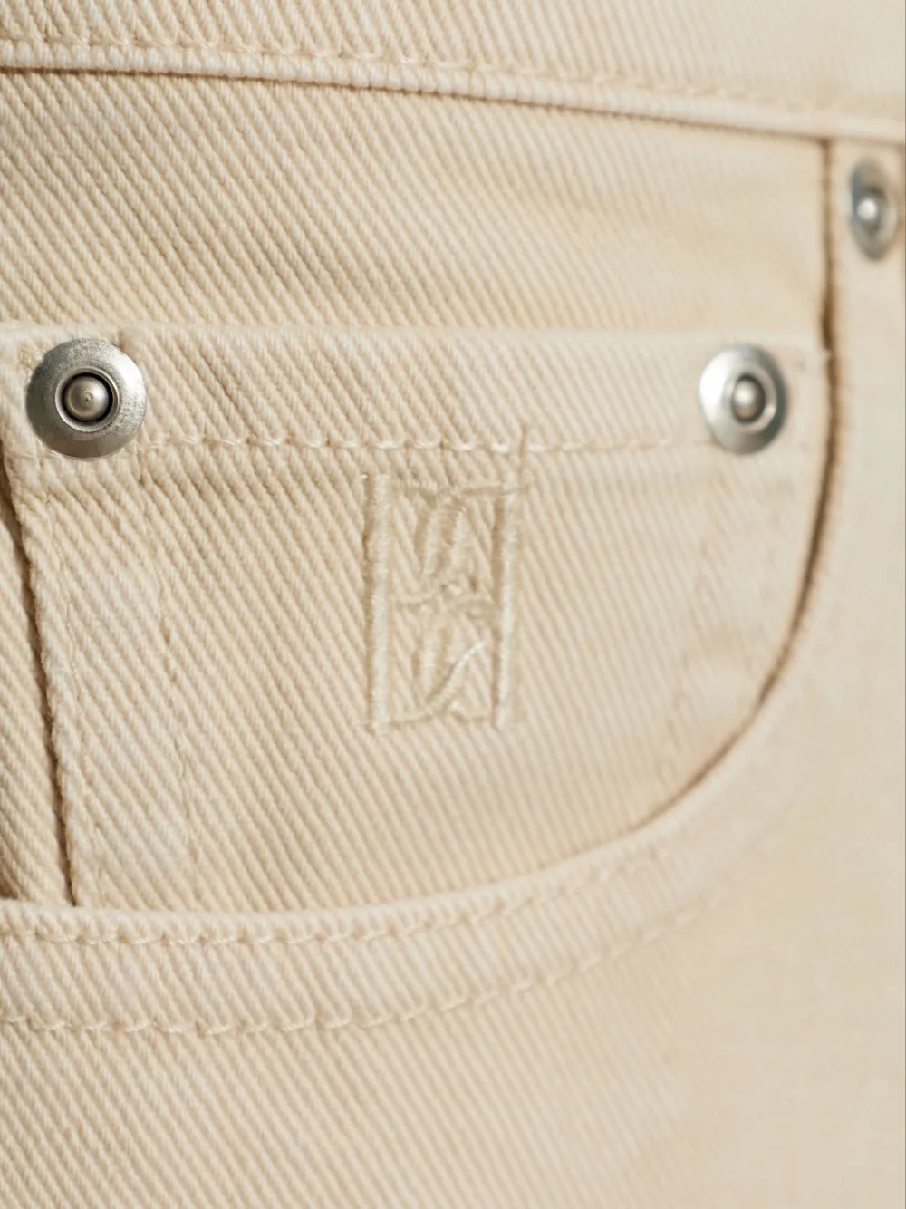 By Malene Birger Chicago katoenen jeans Beige