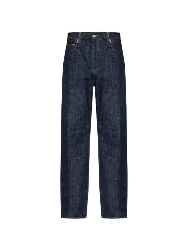 Jacquemus The Straight De-nîmes Denim Pants in Blue