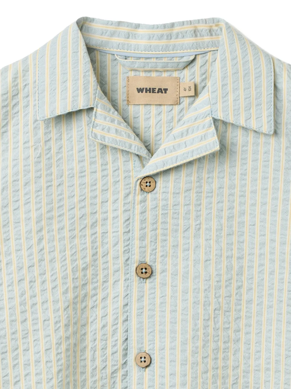  Wheat Anker Striped Shirt - Blue 