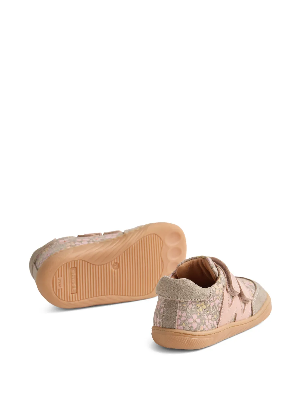  Wheat Barres Floral-print Sneakers - Neutrals 