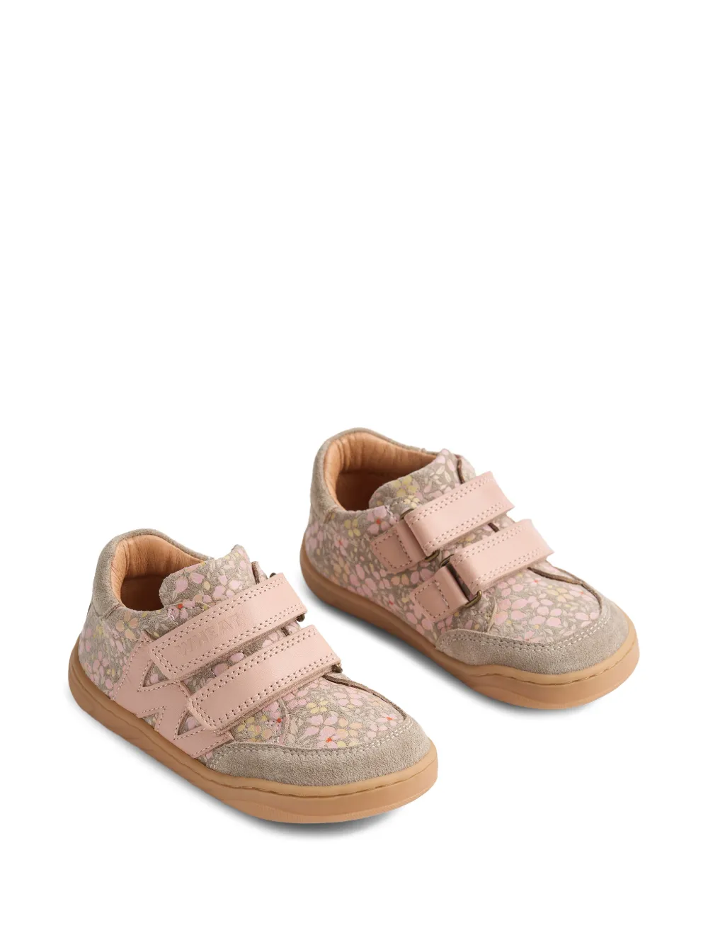  Wheat Barres Floral-print Sneakers - Neutrals 