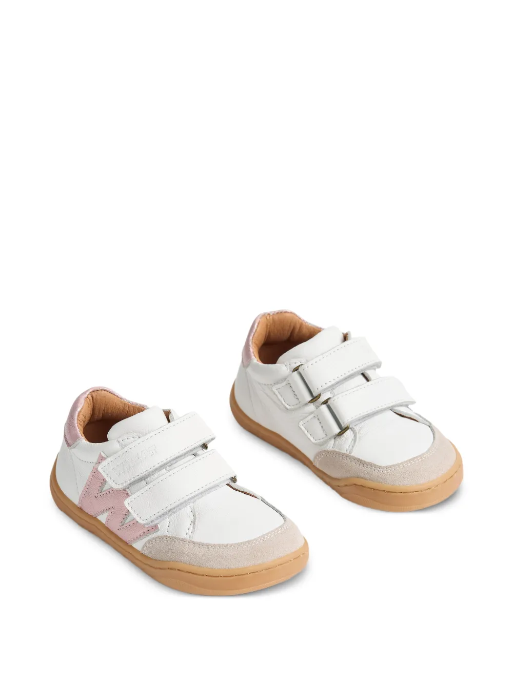  Wheat Baskets En Cuir à Attache Scratch - Blanc 