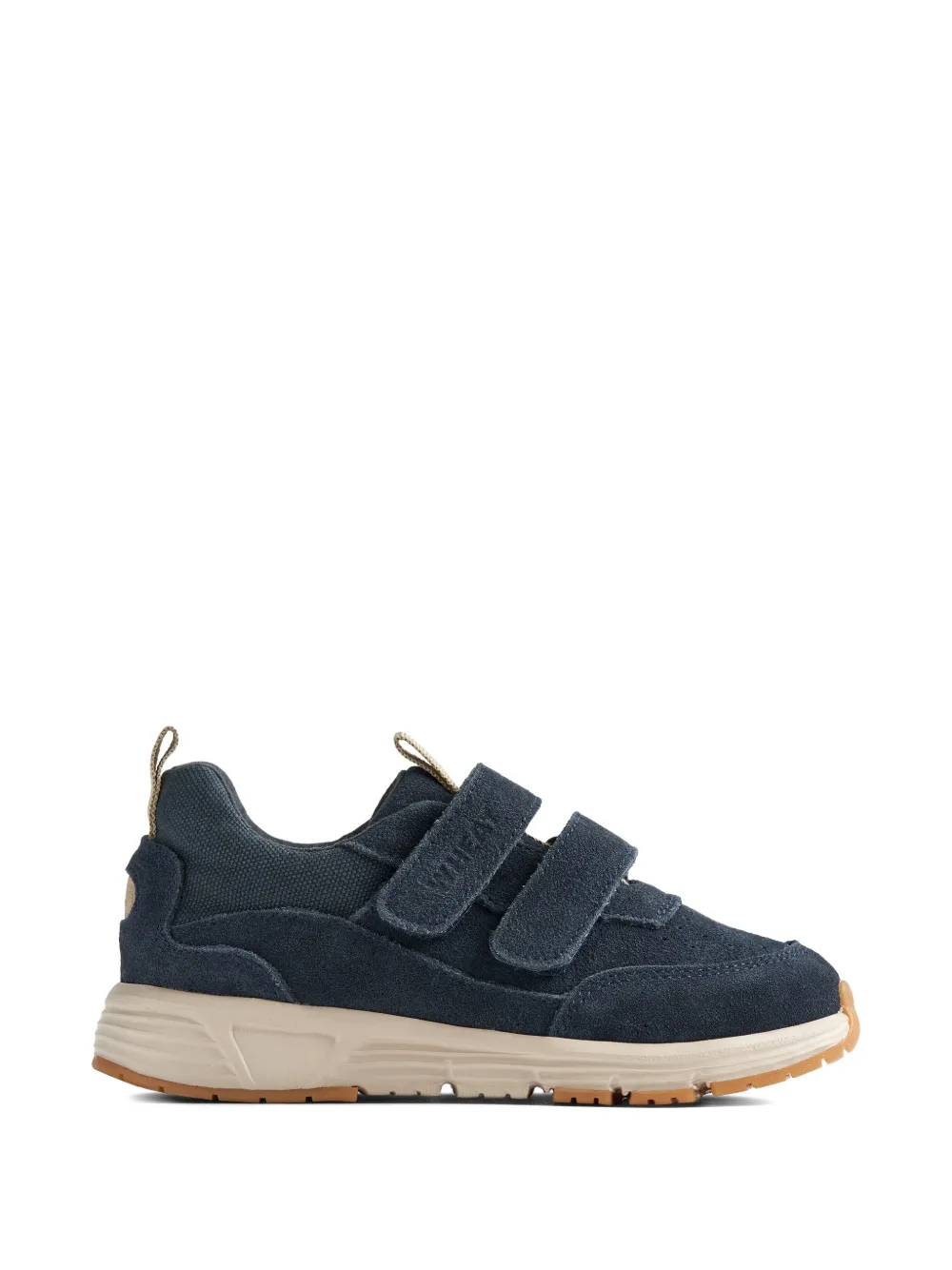 WHEAT Alin suède sneakers met klittenband Blauw