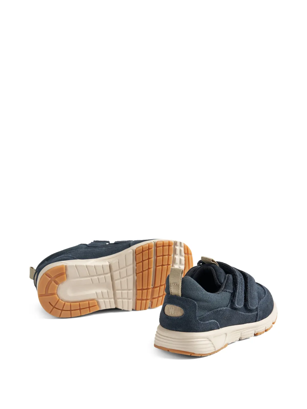 WHEAT Alin suède sneakers met klittenband Blauw