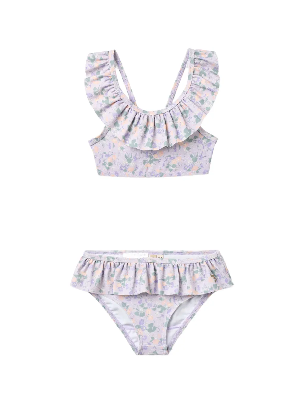 WHEAT Bothilda ruffled floral-print bikini - Viola