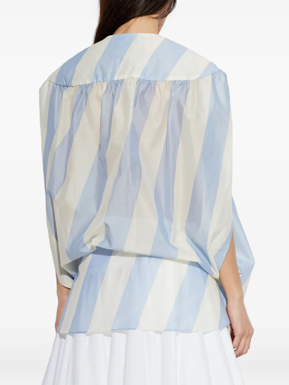 Berlingot striped minidress