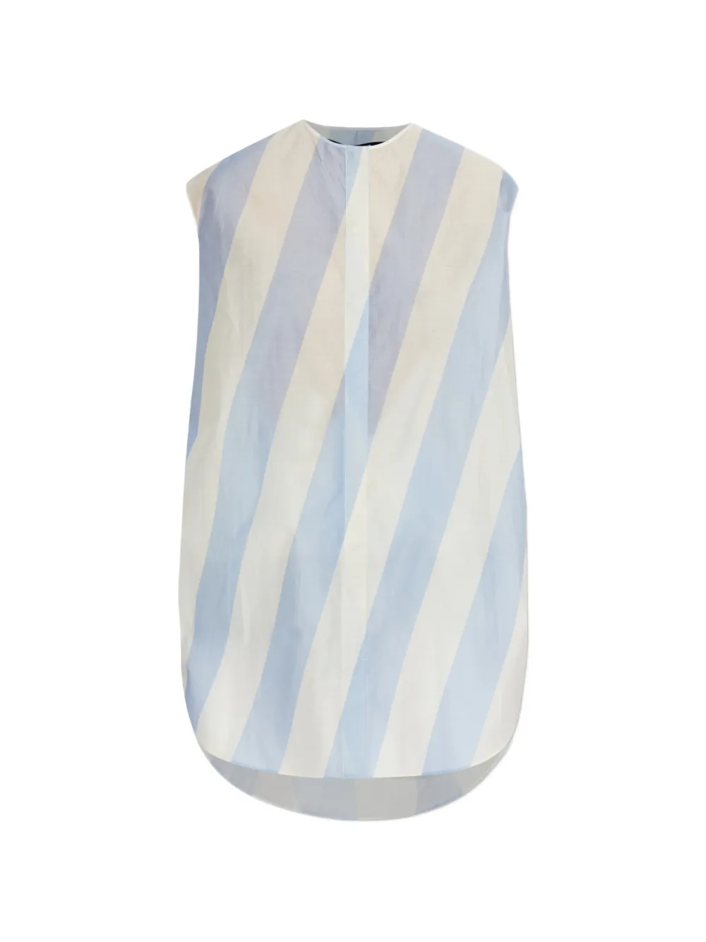 Jacquemus Berlingot striped minidress - Blue