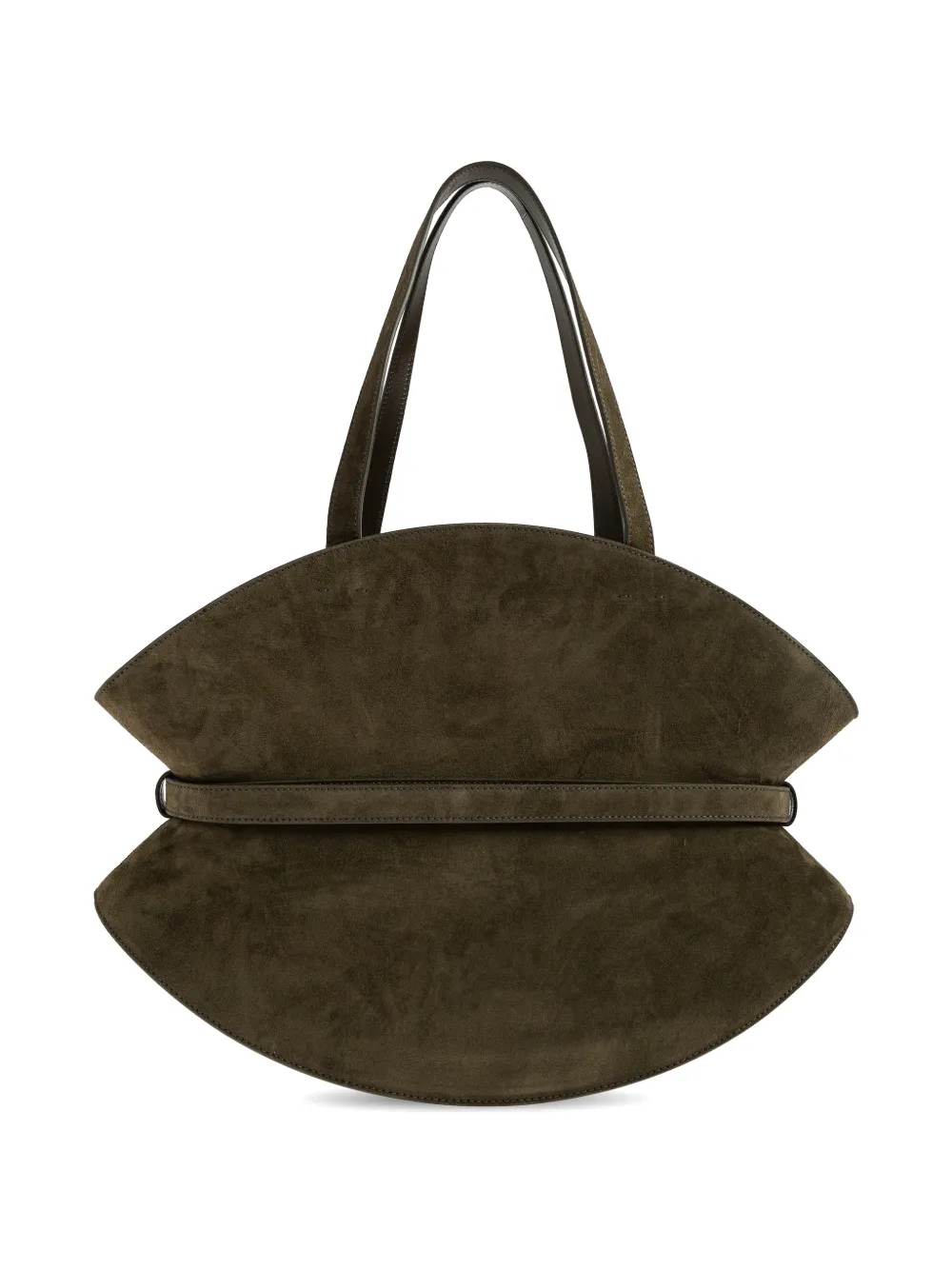  Balmain Medium Shuffle Belt Tote Bag - Green 