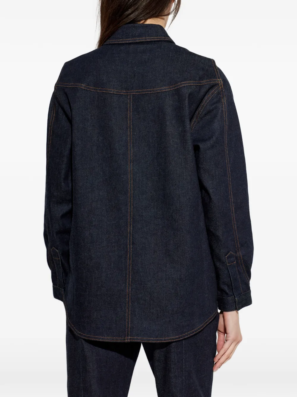 Jacquemus Shirt met logo en lange mouwen Blauw