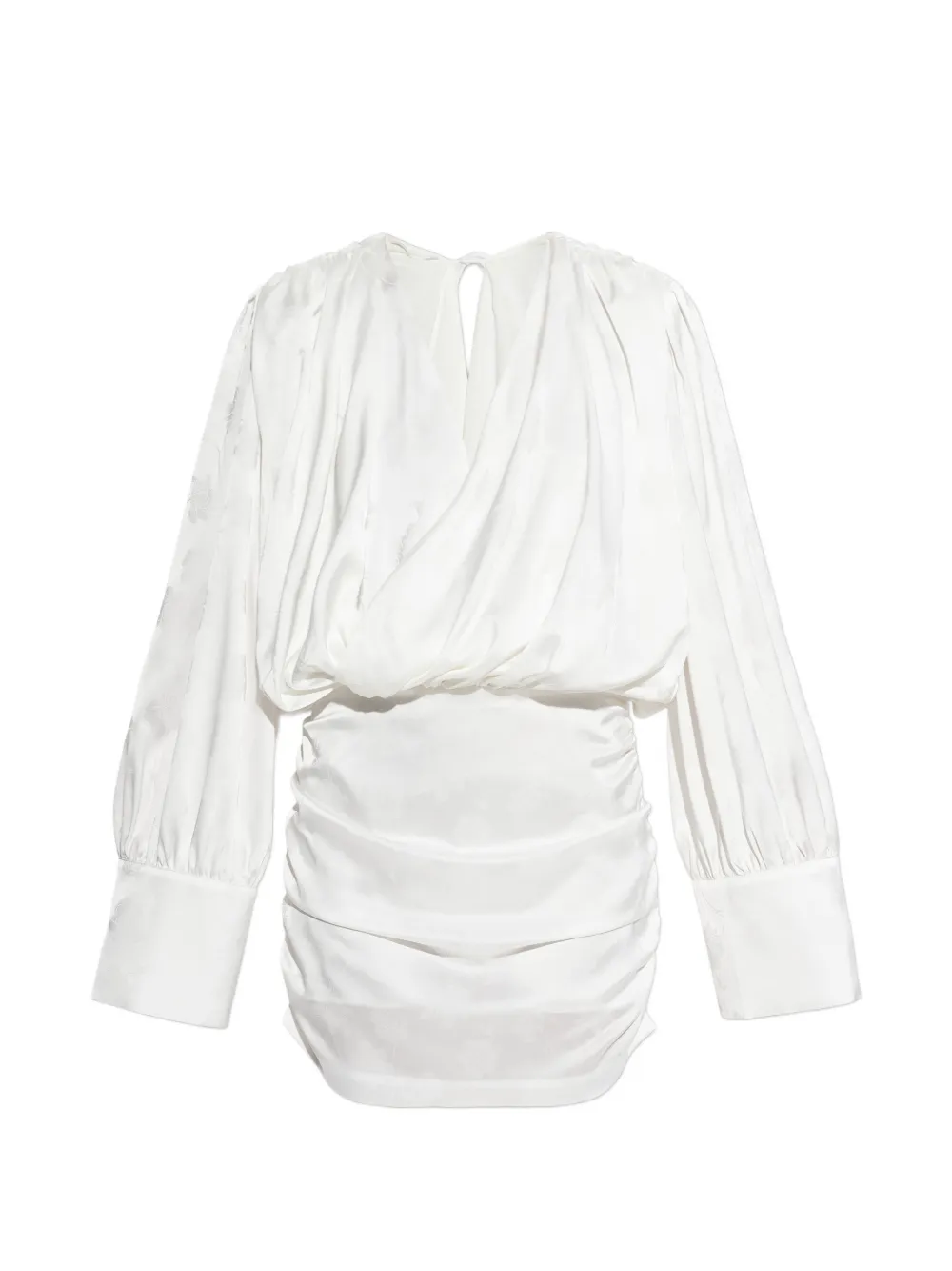 ROTATE BIRGER CHRISTENSEN scarf mini dress - Bianco