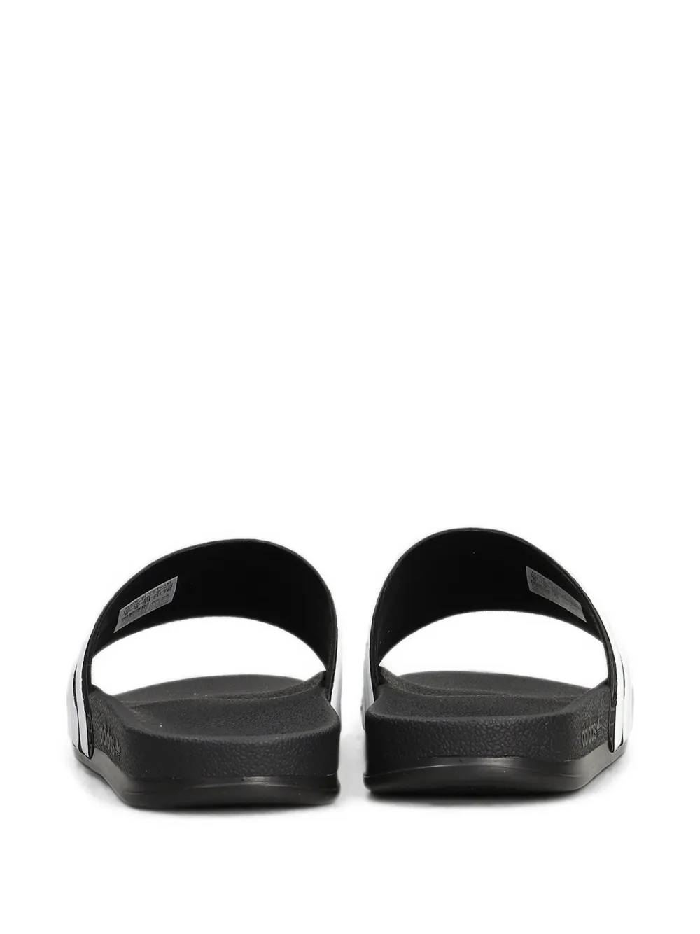 adidas Adilette striped textured slides Zwart