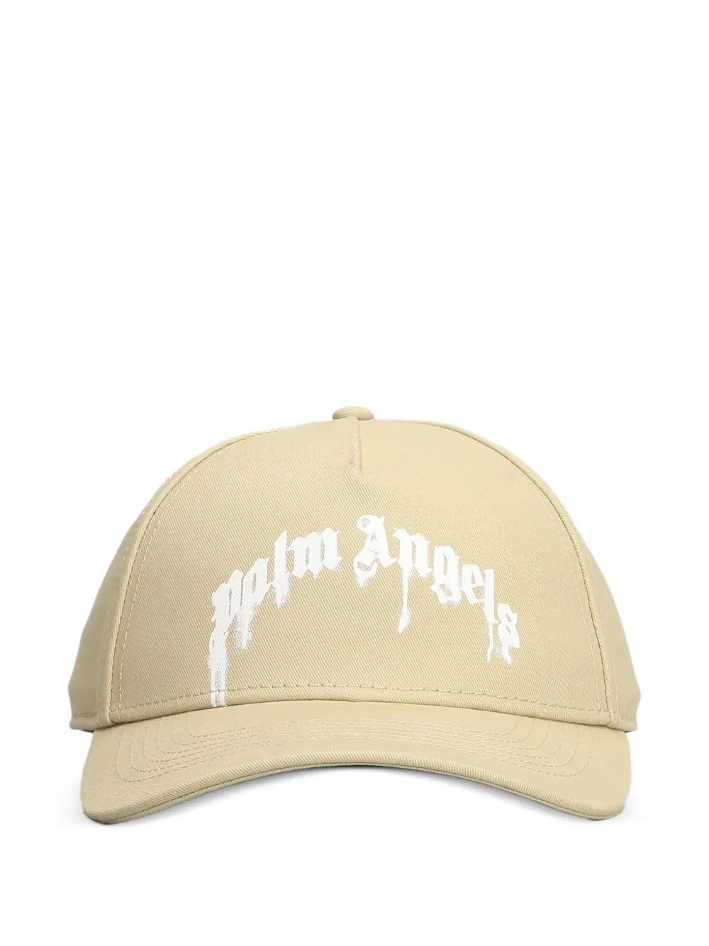 Palm Angels logo-print baseball cap - Nude