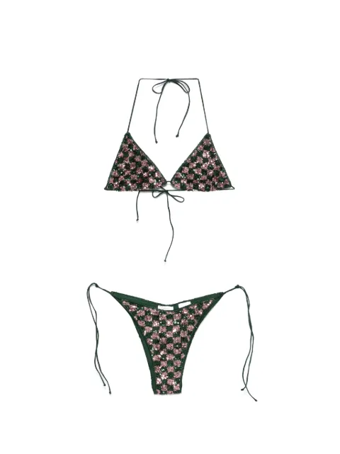 Oséree Sequins Chess bikini