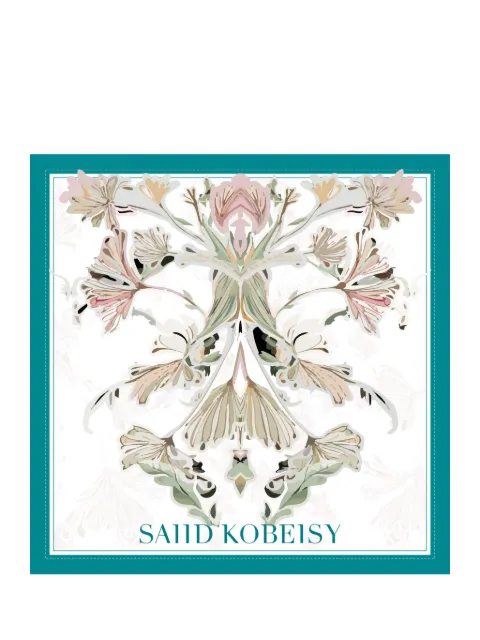 Saiid Kobeisy mascada con estampado floral