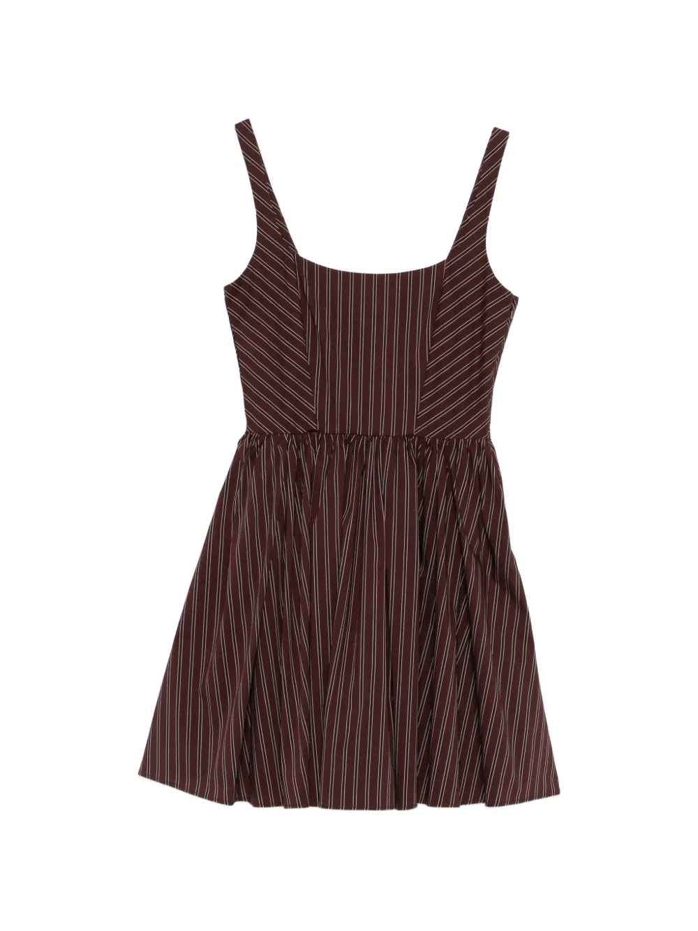 Patrizia Pepe striped mini dress - Marrone
