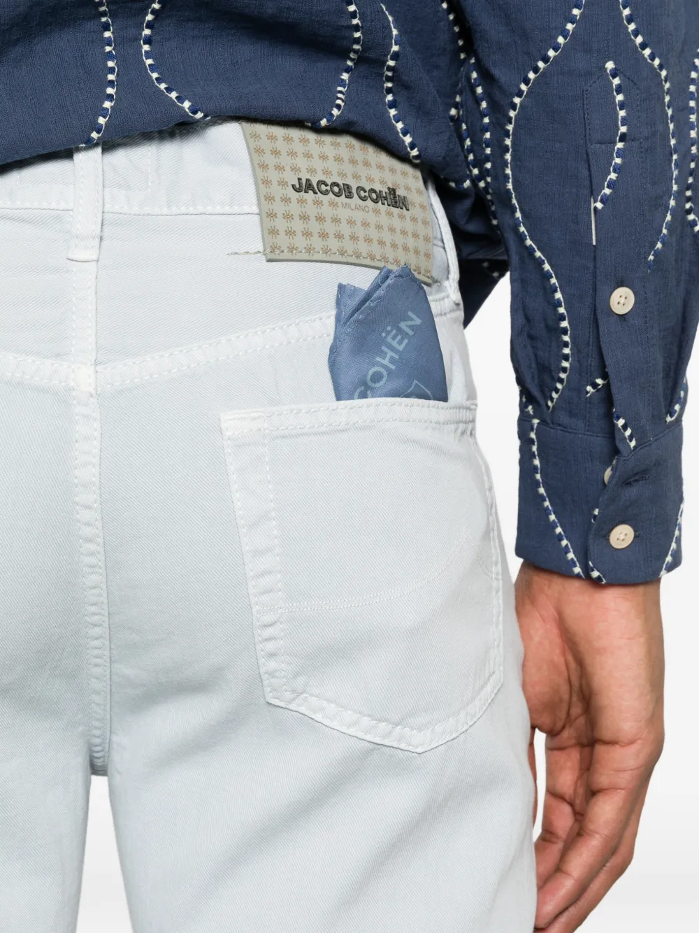 Jacob Cohën Edo Cotton Jeans in Blue, view 5
