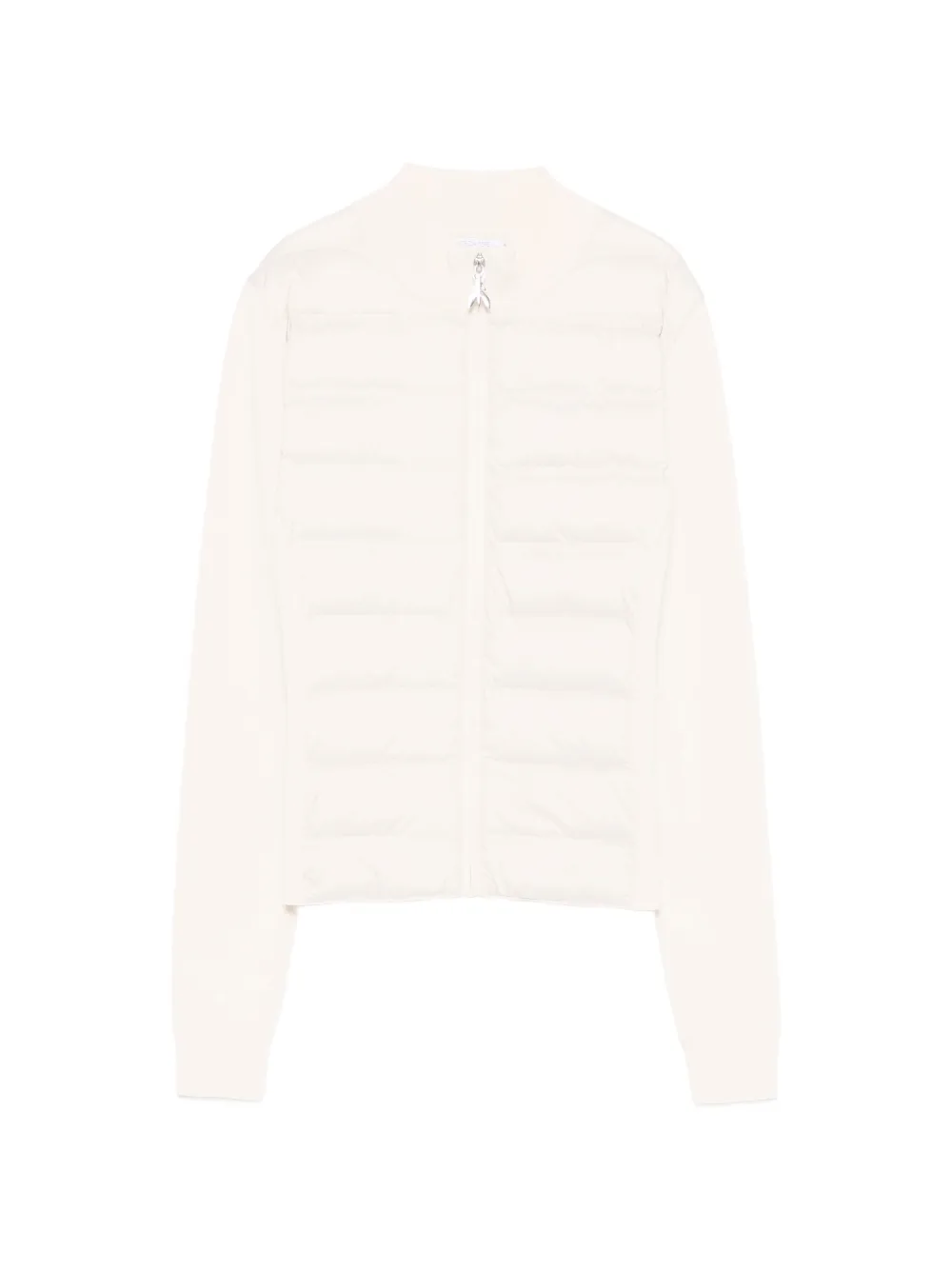 Patrizia Pepe quilted zipped puffer jacket - Toni neutri