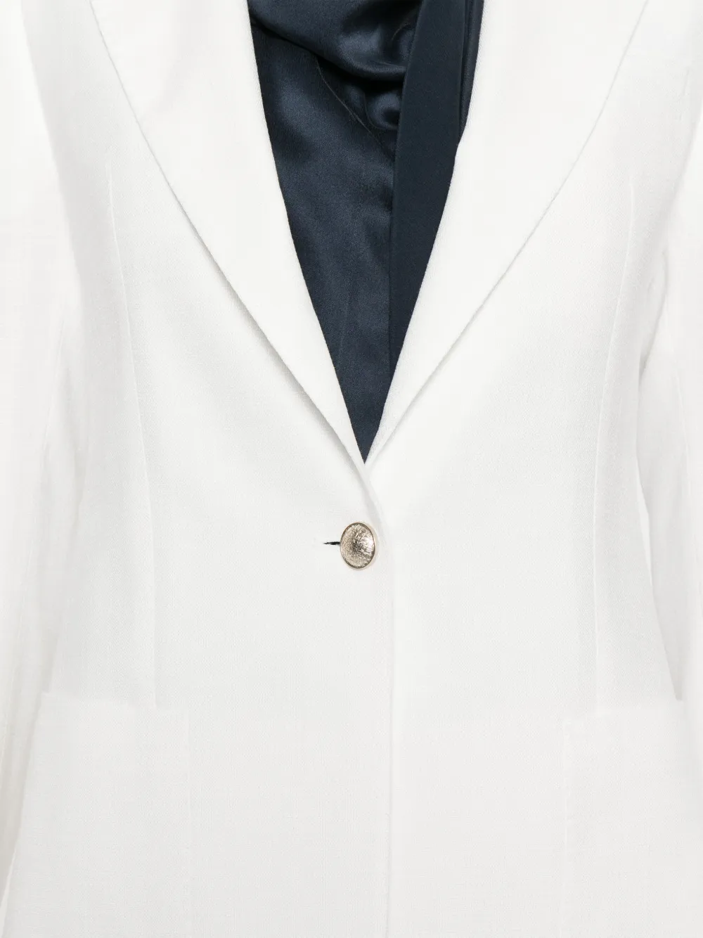 Tagliatore Blazer met enkele rij knopen Wit