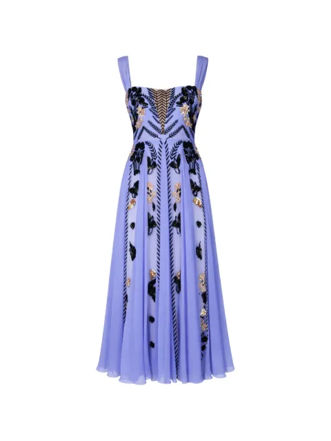 Temperley London sequin-embellished embroidered dress