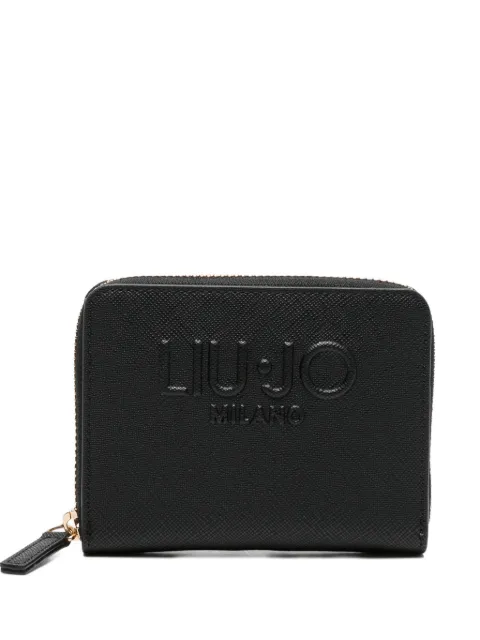 LIU JO logo zip wallet