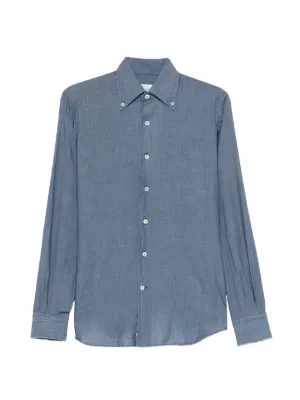 Finamore 1925 Napoli Denim Shirt | Blue | FARFETCH