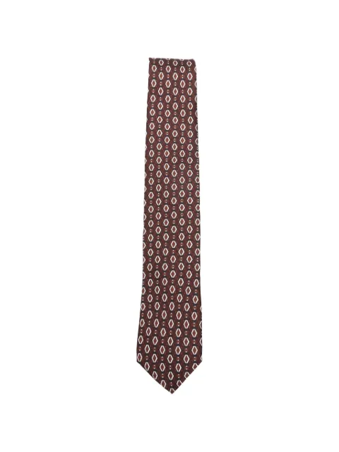 Lardini geometric-pattern tie