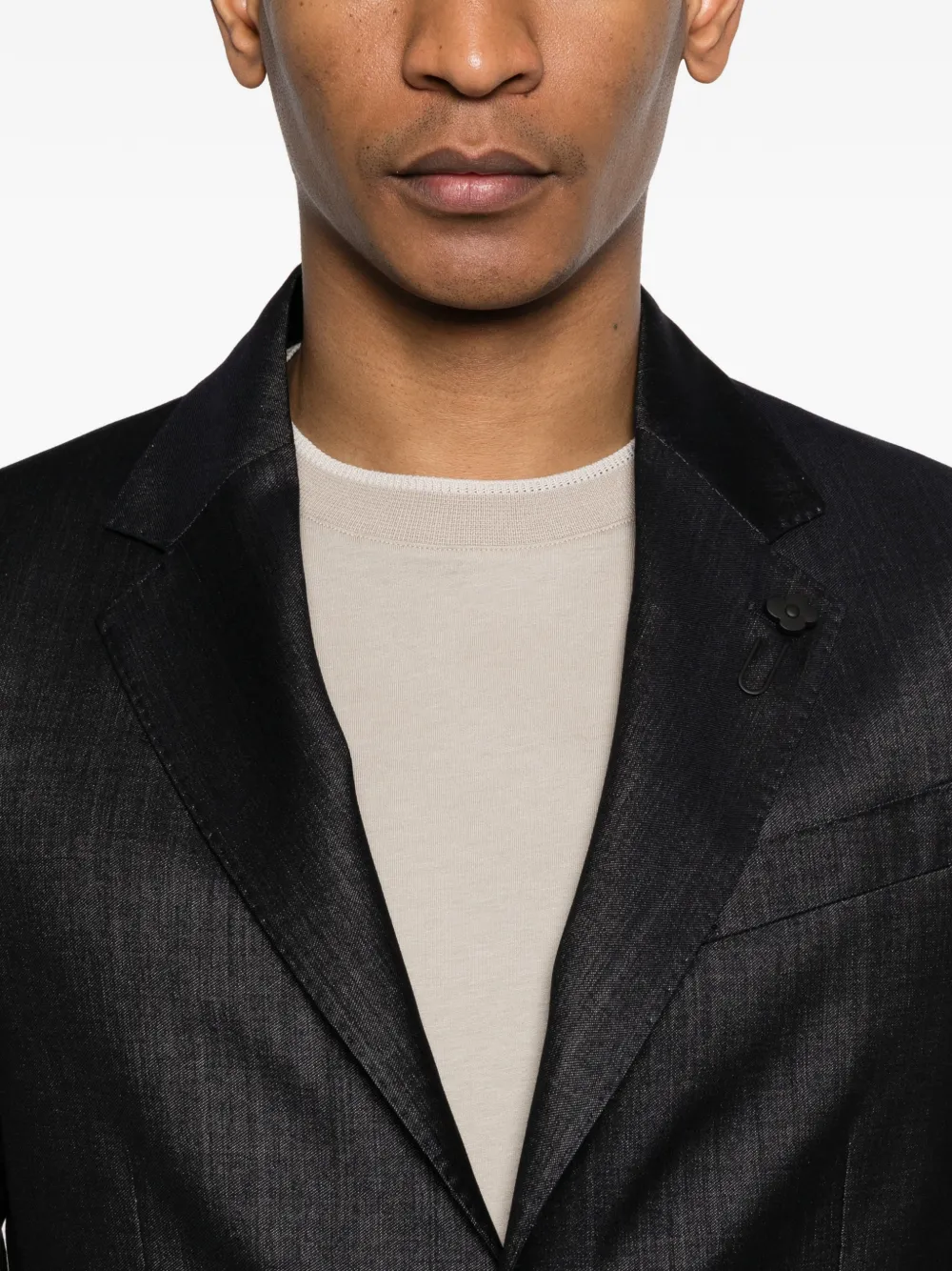 Lardini Pak met bloemenprint Zwart
