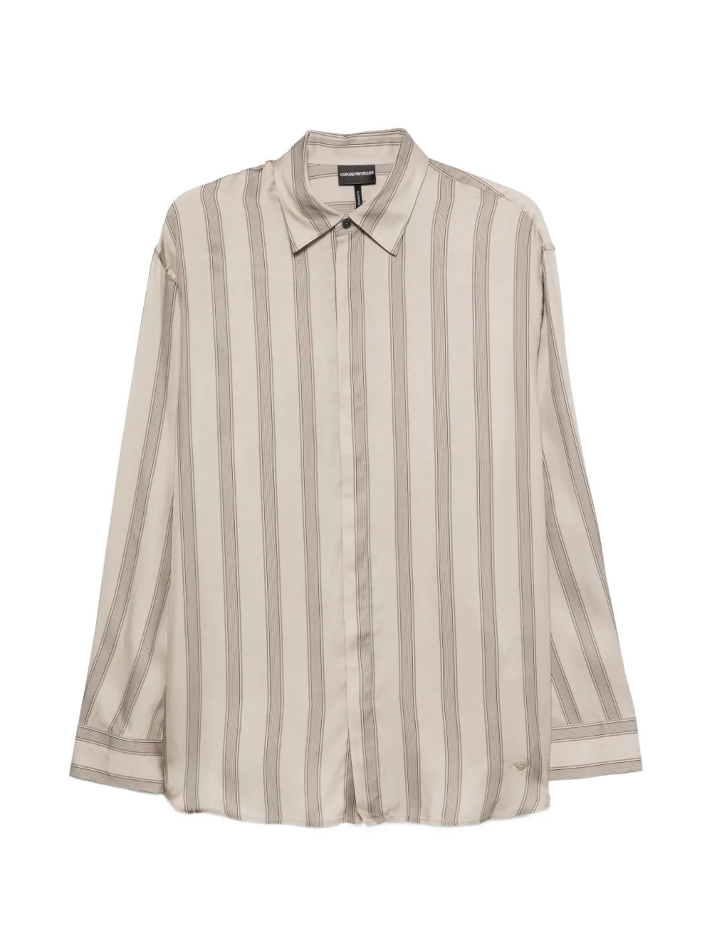 Emporio Armani striped shirt - Toni neutri