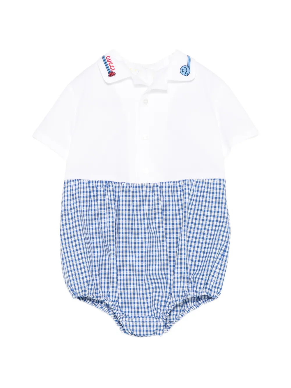 Gucci Kids logo-embroidered bodies - Weiß