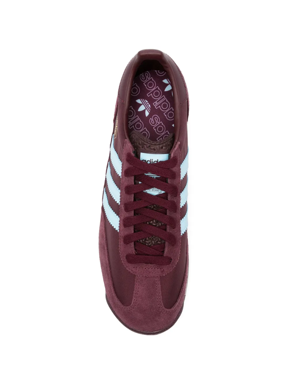 adidas SL 72 RS gestreepte leren sneakers Rood
