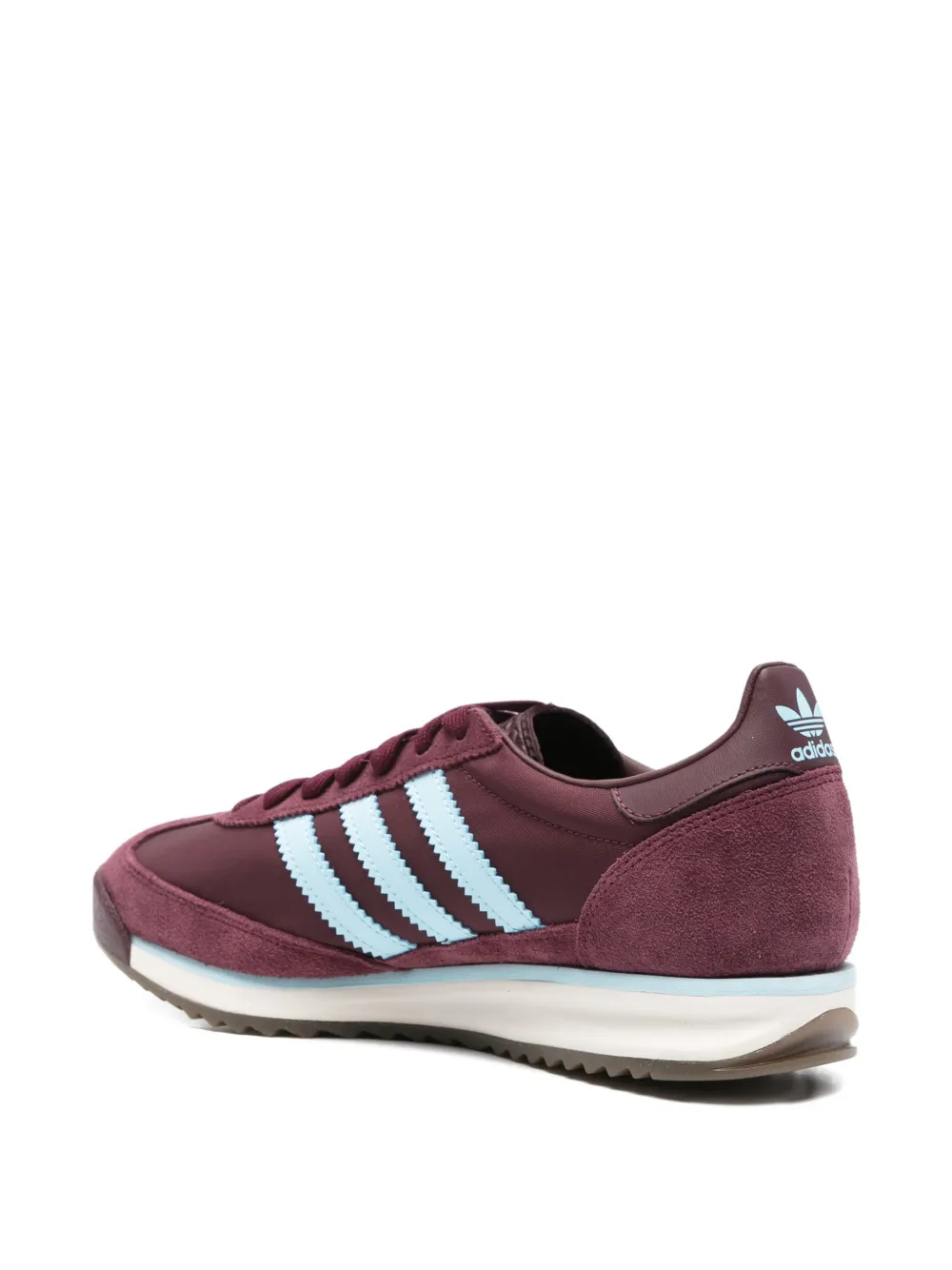 adidas SL 72 RS gestreepte leren sneakers Rood