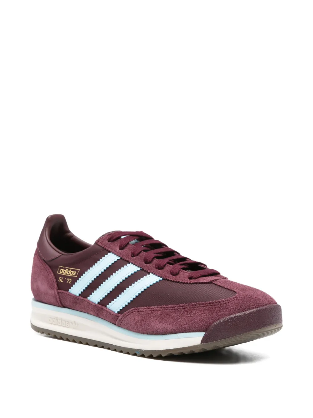 adidas SL 72 RS gestreepte leren sneakers Rood