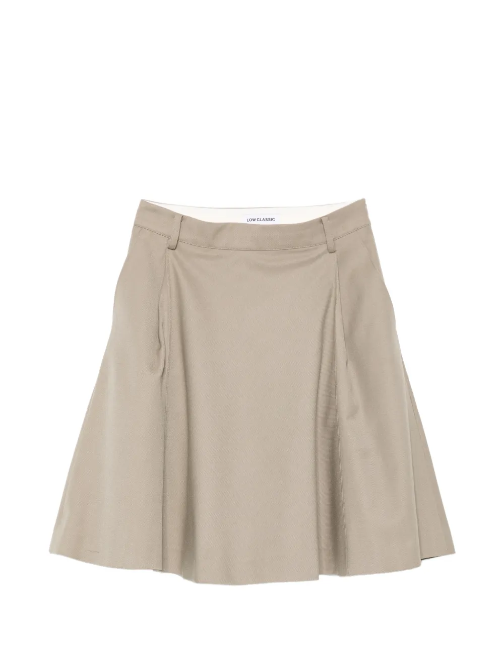Low Classic flared midi skirt - Nude