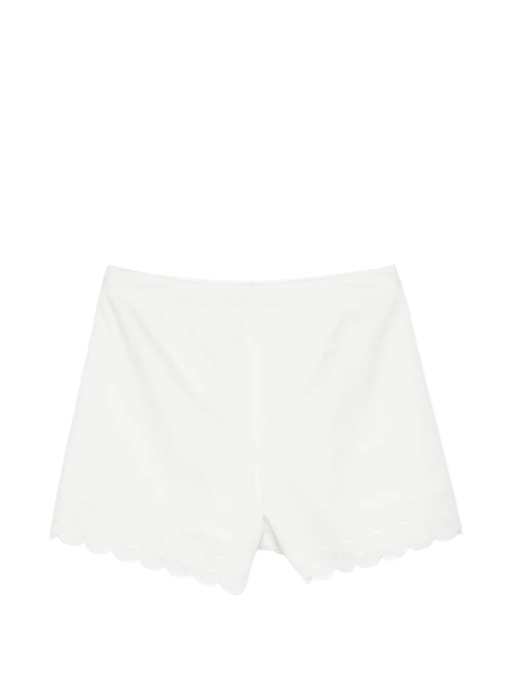  Low Classic Embroidered Shorts - White 