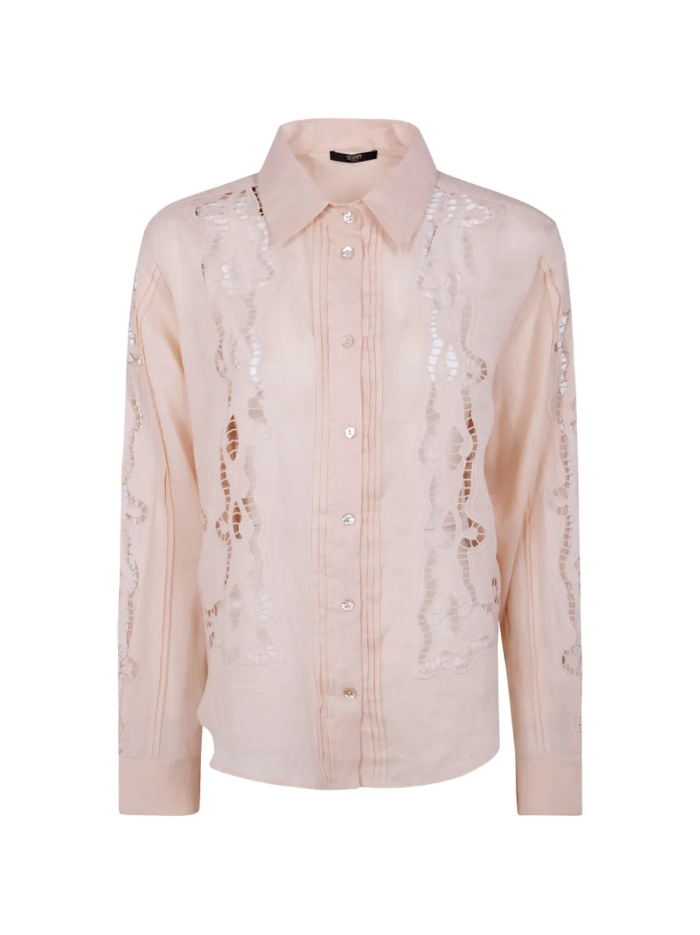 Seventy openwork shirt - Toni neutri
