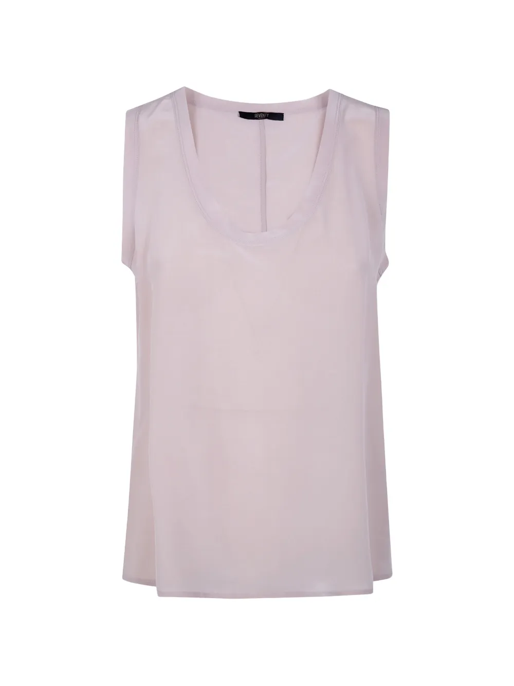 Seventy u-neck sleeveless top - Rosa