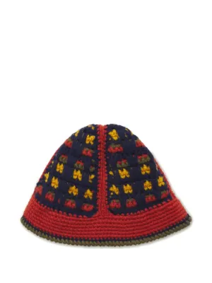 Nicholas Daley Crocheted Bucket Hat | Green | FARFETCH KW