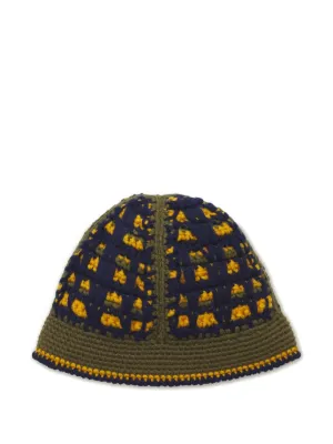 Nicholas Daley Patterned Bucket Hat | Blue | FARFETCH PH