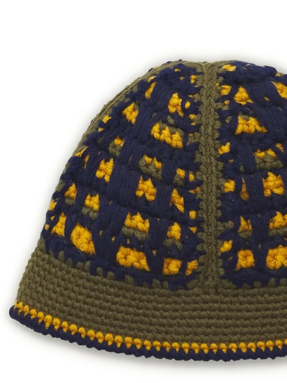  Nicholas Daley Crocheted Bucket Hat - Green 