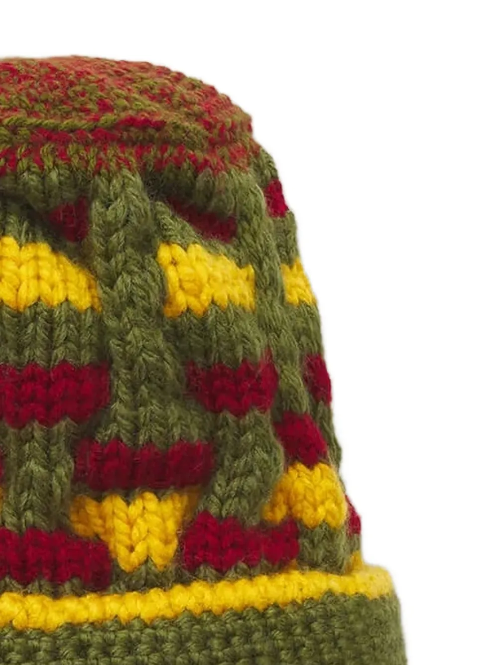 Roots Patterned Beanie Hat