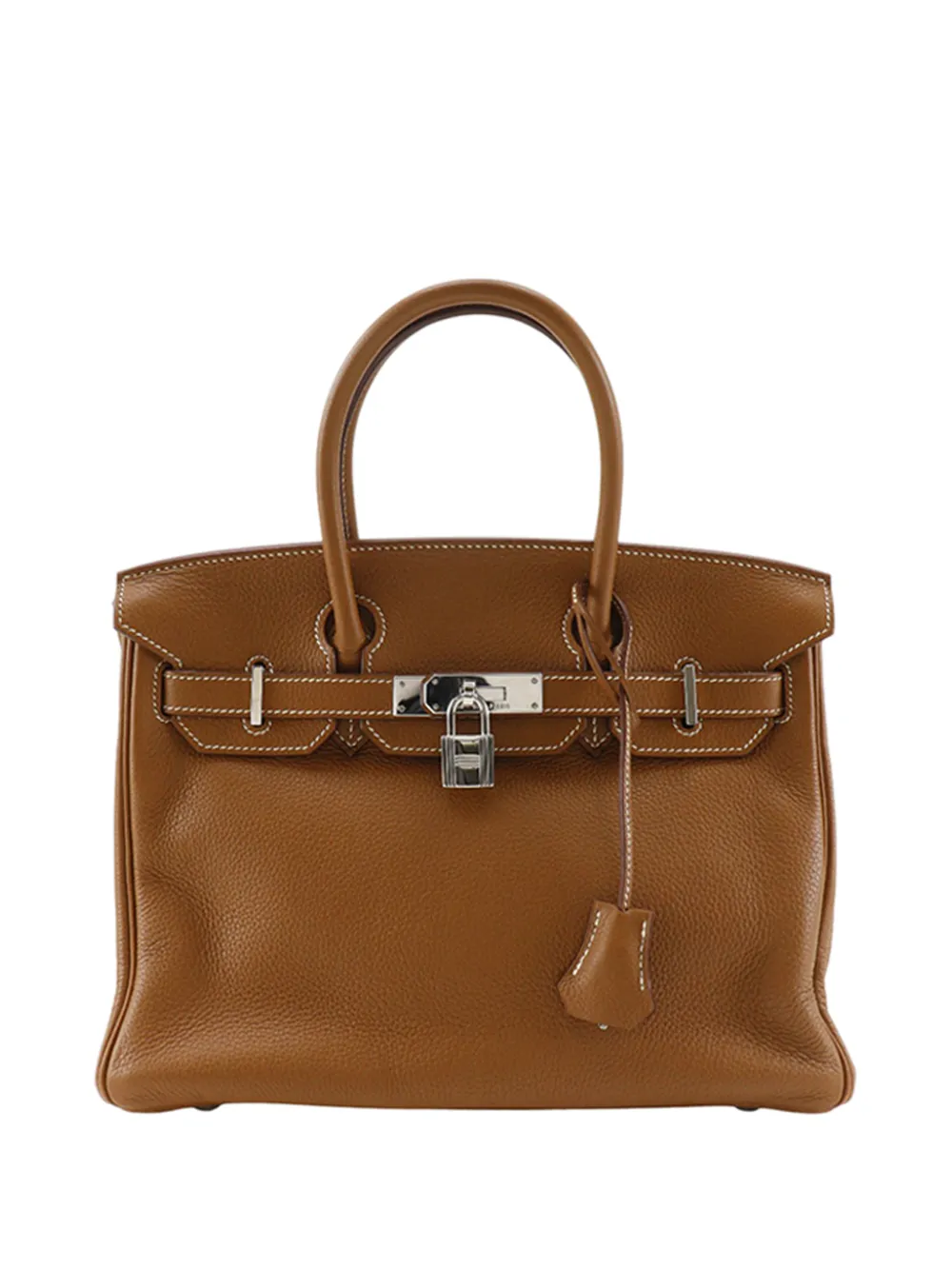 Hermès Pre-Owned 2008 Togo Birkin Retourne 30 handbag - Brown