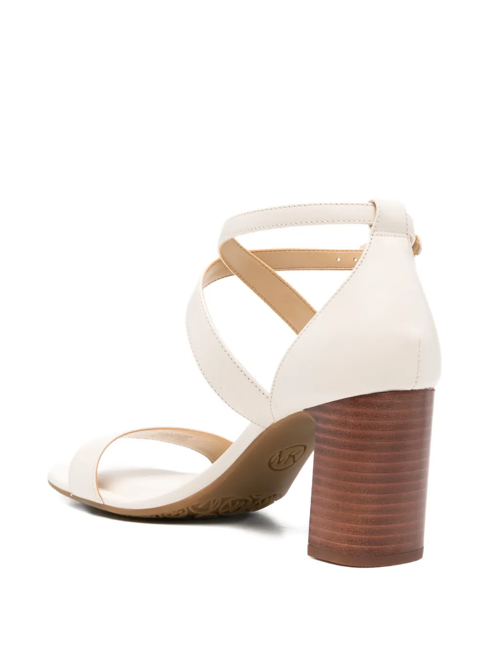 Michael Kors Alexa sandalen met gekruiste bandjes Beige